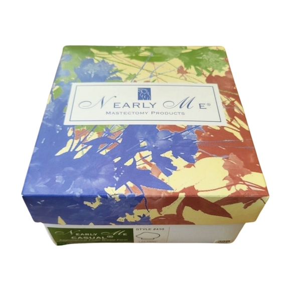 Nearly Me Casual Asymetrical Foam Breast Form Prosthesis Size 38B Left - Picture 2 of 8